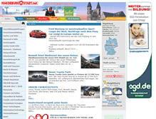Tablet Screenshot of magdeburg-stadt.net